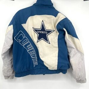 Team NFL Vintage Dallas Cowboys Blue Large Mens‎ Jacket 90's Triple F.A.T. Goose